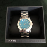 Marc Jacobs Amy Blue Dial Silver Steel Strap Watch for Women - MBM3272 Authentic Buy Shop Now