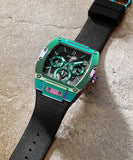 Guess Phoenix Multifunction Black Dial Black Rubber Strap Watch for Men - GW0202G5 Authentic Buy Shop Now