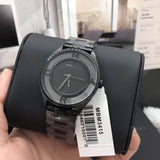 Marc Jacobs Tether Transparent Black Dial Black Steel Strap Watch for Women - MBM3415 Authentic Buy Shop Now