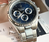 Maserati Competizione Chronograph Quartz Blue Dial Watch For Men - R8853100022 Authentic Buy Shop Now