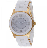 Marc Jacobs Pelly White Dial White Silicone Strap Watch for Women - MBM2526 Authentic Buy Shop Now