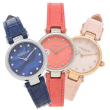 Coach Park Navy Blue Dial Navy Blue Leather Strap Watch for Women - 14503535 Authentic Buy Shop Now