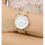 Marc Jacobs Roxy White Dial Rose Gold Steel Strap Watch for Women - MJ3523 Authentic Buy Shop Now