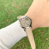 Burberry The City Beige Dial Beige Leather Strap Watch for Women - BU9107 Authentic Buy Shop Now