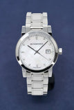Burberry The City Diamonds Silver Dial Silver Steel Strap Watch for Women - BU9125 Authentic Buy Shop Now