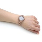 Emporio Armani Rosa Quartz Mother of Pearl White Dial Rose Gold Steel Strap Watch For Women - AR11355 Authentic Buy Shop Now