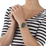 Marc Jacobs Baker Dexter Black Dial Gold Steel Strap Watch for Women - MBM3421 Authentic Buy Shop Now