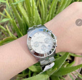 Marc Jacobs Blade White Dial SIlver Steel Strap Watch for Women - MBM3100 Authentic Buy Shop Now