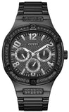 Guess Duke Glitz Crystals Black Dial Black Steel Strap Watch For Men - GW0576G3 Authentic Buy Shop Now