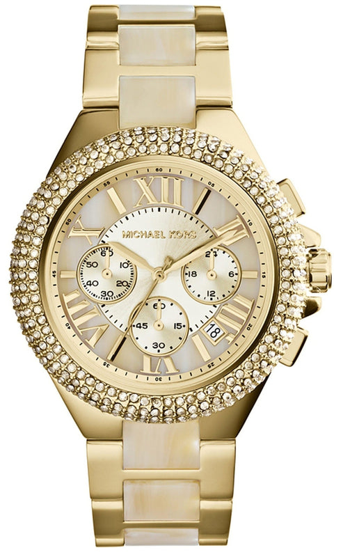 Michael Kors Camille Gold Dial Gold Steel Strap Watch for Women - MK5902 Authentic Buy Shop Now