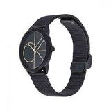 Calvin Klein Minimal Black Dial Black Mesh Bracelet Watch for Women - K3M224X1 Authentic Buy Shop Now