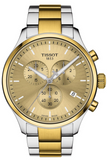 Tissot T Sport Chrono XL Classic Gold Dial Two Tone Steel Strap Watch for Men - T116.617.22.021.00 Authentic Buy Shop Now