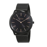 Calvin Klein Minimal Black Dial Black Mesh Bracelet Watch for Men - K3M21421 Authentic Buy Shop Now