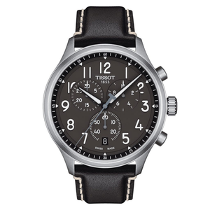 Tissot Chrono XL Vintage Quartz Black Dial Black Leather Strap Watch For Men - T116.617.16.062.00 Authentic Buy Shop Now