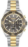 Hugo Boss Energy Chronograph Grey Dial Two Tone Steel Strap Watch For Men - 1513974 Authentic Buy Shop Now