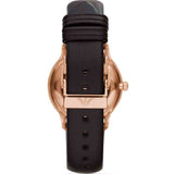 Emporio Armani Classic Quartz Mother of Pearl Dial Brown Leather Strap Watch For Women - AR1601 Authentic Buy Shop Now