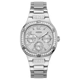 Guess Duchess Quartz Silver Dial Silver Steel Strap Watch For Women - GW0558L1 Authentic Buy Shop Now