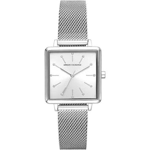 Armani Exchange Lola Quartz Silver Dial Silver Mesh Strap Watch For Women - AX5800 Authentic Buy Shop Now