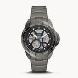 Fossil Bronson Automatic Skeleton Black Dial Grey Steel Strap Watch for Men - ME3218 Authentic Buy Shop Now