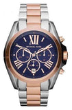 Michael Kors Bradshaw Blue Dial Two Tone Steel Strap Watch for Women - MK5606 Authentic Buy Shop Now