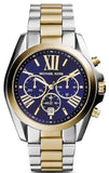 Michael Kors Bradshaw Blue Dial Two Tone Steel Strap Watch for Women - MK5976 Authentic Buy Shop Now