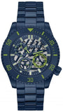 Guess Axle Multifunction Navy Blue Dial Blue Steel Strap Watch For Men - GW0488G4 Authentic Buy Shop Now