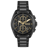 Hugo Boss Volane Black Dial Black Steel Strap Watch for Men - 1513950 Authentic Buy Shop Now