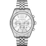 Michael Kors Lexington Silver Dial Silver Steel Strap Watch for Men - MK8405 Authentic Buy Shop Now
