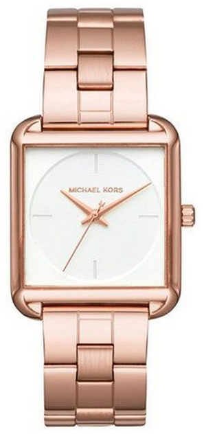 Michael Kors Lake Quartz White Dial Rose Gold Steel Strap Watch For Women - MK3645 Authentic Buy Shop Now