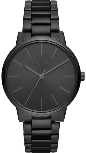 Armani Exchange Cayde Analog Black Dial Black Steel Strap Watch For Men - AX2701 Authentic Buy Shop Now