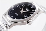 Longines Record Black Dial Automatic Stainless Steel 40mm Watch for Men - L2.821.4.56.6 Authentic Buy Shop Now
