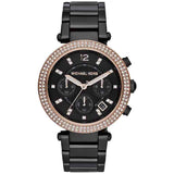 Michael Kors Parker Diamonds Black Dial Black Steel Strap Watch for Women - MK5885 Authentic Buy Shop Now