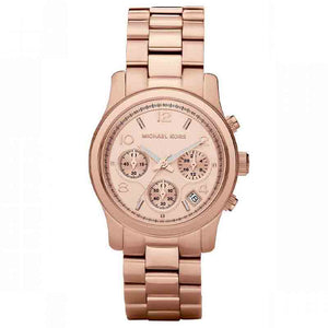 Michael Kors Runway Rose Gold Dial Rose Gold Steel Strap Watch for Women - MK5128 Authentic Buy Shop Now