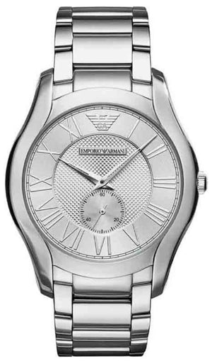 Emporio Armani Dress Quartz Silver Dial Silver Steel Strap Watch For Men - AR11084 Authentic Buy Shop Now