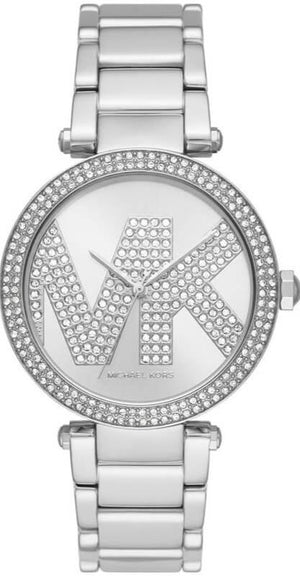 Michael Kors Parker Quartz Silver Dial Silver Steel Strap Watch For Women - MK6658 Authentic Buy Shop Now