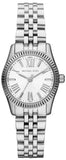Michael Kors Lexington Quartz White Dial Silver Steel Strap Watch For Women - MK3228 Authentic Buy Shop Now