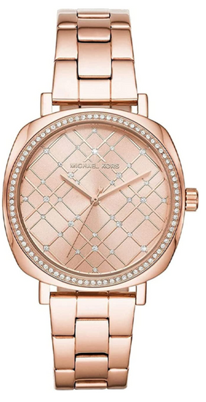 Michael Kors Nia Quartz Rose Gold Dial Rose Gold Steel Strap Watch For Women - MK3990 Authentic Buy Shop Now
