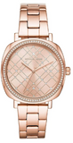 Michael Kors Nia Quartz Rose Gold Dial Rose Gold Steel Strap Watch For Women - MK3990 Authentic Buy Shop Now