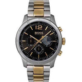 Hugo Boss Professional Black Dial Two Tone Steel Strap Watch for Men - 1513529 Authentic Buy Shop Now