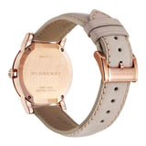 Burberry The City Diamonds Beige Dial Beige Leather Strap Watch for Women - BU9131 Authentic Buy Shop Now