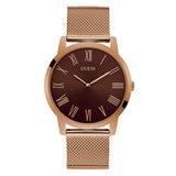 Guess Analog Brown Dial Brown Mesh Bracelet Watch for Men - GW0074G1 Authentic Buy Shop Now