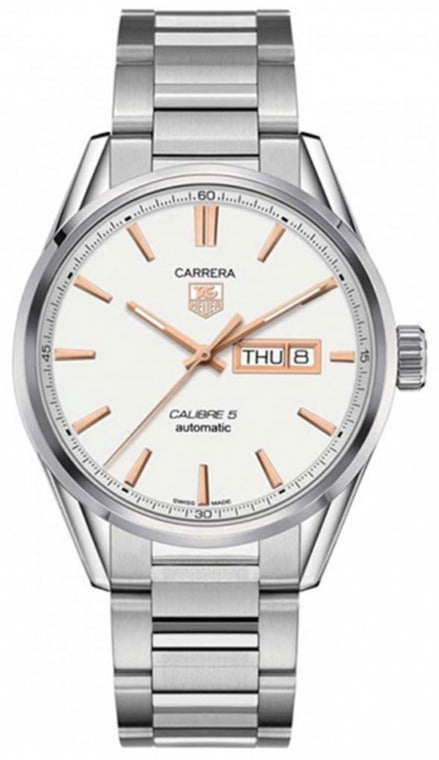Tag Heuer Carrera White Dial Watch for Men - WAR201D.BA0723 Authentic Buy Shop Now
