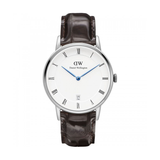 Daniel Wellington Dapper York Quartz White Dial Dark Brown Leather Strap Watch For Women - DW00100097 Authentic Buy Shop Now