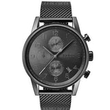 Hugo Boss Navigator Grey Dial Grey Mesh Bracelet Watch for Men - 1513674 Authentic Buy Shop Now