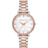 Michael Kors Pyper Quartz White Dial Two Tone Steel Strap Watch For Women - MK4667 Authentic Buy Shop Now