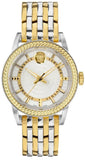 Versace V Eternal Quartz White Dial Two Tone Steel Strap Watch For Men - VEPO00620 Authentic Buy Shop Now