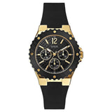 Guess Overdrive Black Dial Black Rubber Strap Watch for Women - W0149L4 Authentic Buy Shop Now