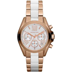 Michael Kors Bradshaw Silver Dial Two Tone Steel Strap Watch for Women - MK5907 Authentic Buy Shop Now