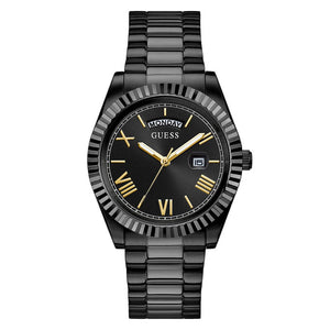 Guess Connoisseur Black Dial Black Steel Strap Watch for Men - GW0265G4 Authentic Buy Shop Now
