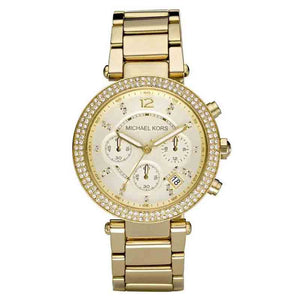 Michael Kors Parker Gold Dial Gold Steel Strap Watch for Women - MK5354 Authentic Buy Shop Now